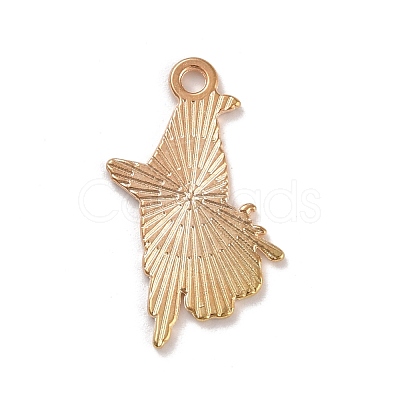 Alloy Enamel Pendants ENAM-A137-02KCG-1