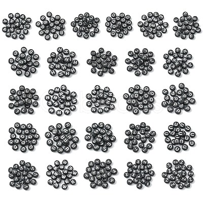 520Pcs 26 Style Opaque Acrylic Beads SACR-YW0001-51-1