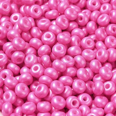 Baking Paint Luster Glass Seed Beads X1-SEED-B001-04A-05-1
