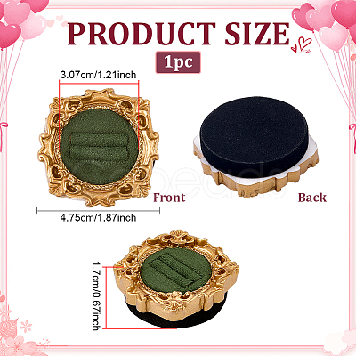 Round Wood Ring Display Trays RDIS-WH0032-006B-1