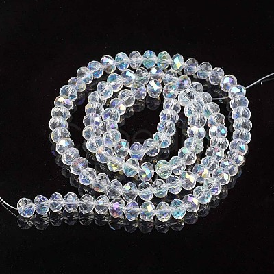 Electroplate Glass Beads Strands LS-EGLA-A034-T6mm-L19-1
