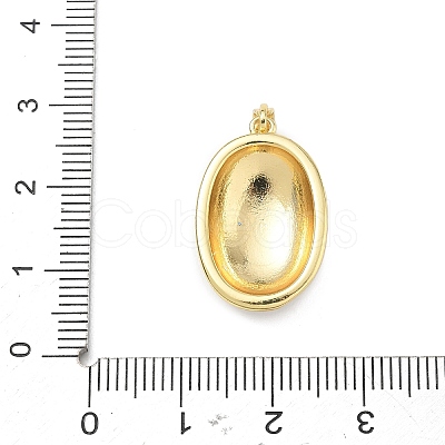 Brass Enamel Pendants KK-CBA2CFD-03G-C-1