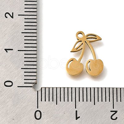 201 Stainless Steel Pendants STAS-R136-01G-06-1