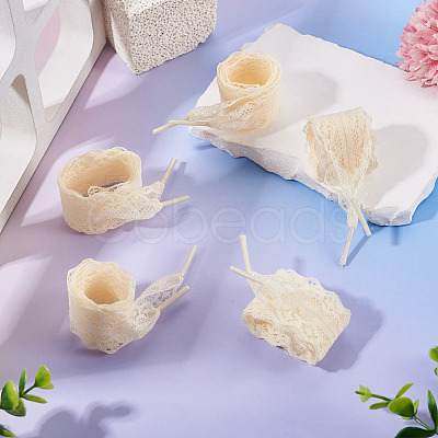 10 Pairs Polyester Lace Shoelaces AJEW-TA0003-14B-1