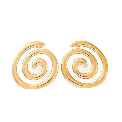 304 Stainless Steel Stud Earrings EJEW-F357-01G-01-1