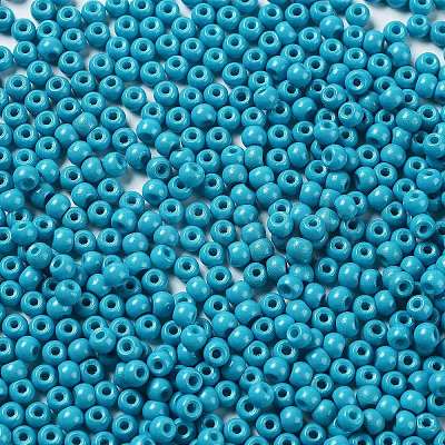 Baking Paint Glass Seed Beads SEED-H002-I-A508-1