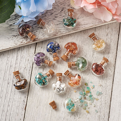 DIY Heart Wishing Bottle Making Kits DIY-CW0001-04-1