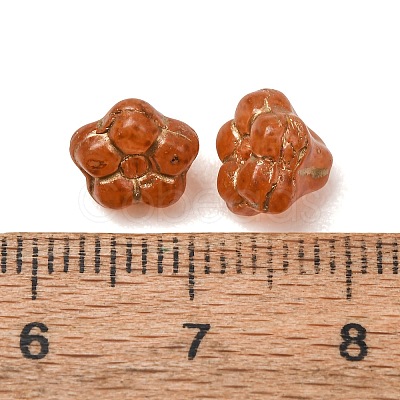 Handmade Lampwork Bead Caps LA-CBAA1BE-02A-1