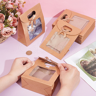 Blank Kraft Paper Bags ABAG-WH0032-18-1
