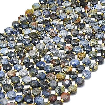 Natural Dumortierite Beads Strands G-C116-A81-02-1
