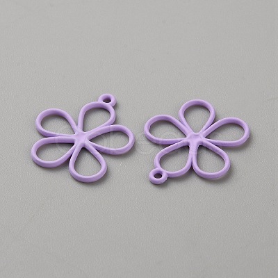Hollow Out Spray Painted Alloy Pendants FIND-WH20008-19B-1