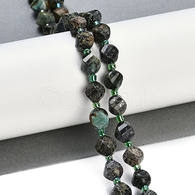 Natural African Turquoise(Jasper) Beads Strands G-L579-05A-1