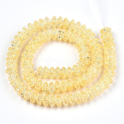 Crackle Glass Beads GLAA-S192-004G-1