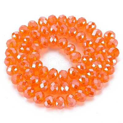 Electroplate Glass Beads Strands EGLA-A034-T3mm-A07-1