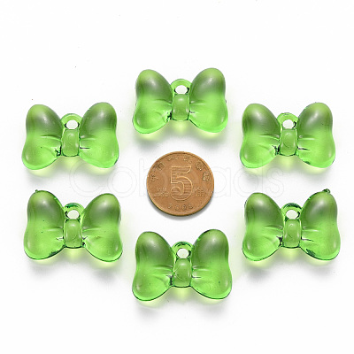 Transparent Acrylic Pendants TACR-T024-02BB-925-1
