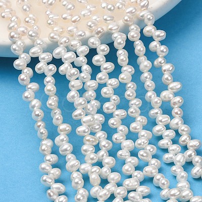 Natural Cultured Freshwater Pearl Beads Strands PA-CBABE82-03A-1