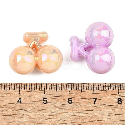 Luminous UV Plating Opaque Acrylic Beads MACR-K361-38-1
