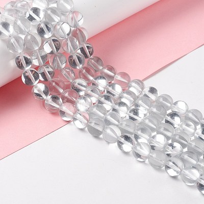 Synthetic Moonstone Beads Strands G-E573-02C-04-1