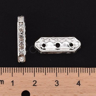 Brass with Grade A Rhinestone Bridge Spacers RB-H236-S-1