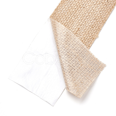 Self Adhesive Burlap Ribbon OCOR-T010-06-4.8cm-1