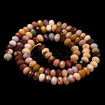 Natural Mookaite Bead Strands G-D344-A32-1