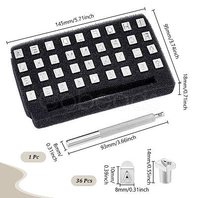 DIY Letter and Number Stamping Punch Tool Set TOOL-WH0164-02P-02-1