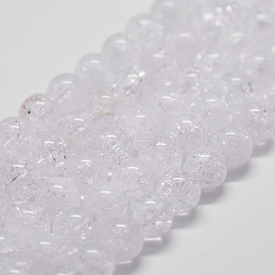 Natural Crackle Quartz Beads Strands X-G-D840-01-10mm-1