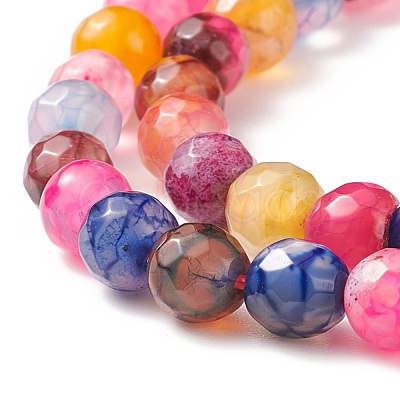 Natural Agate Beads Strands G-G580-6mm-18A-1