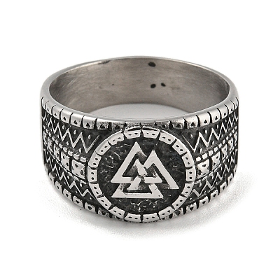 304 Stainless Steel Ring RJEW-B055-04AS-04-1