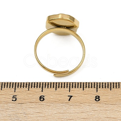Golden 304 Stainless Steel Finger Rings RJEW-H254-08C-G-1