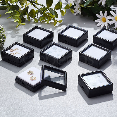 Plastic Jewelry Organizer Box CON-WH0087-77B-1