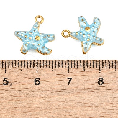 304 Stainless Steel Enamel Charms SA-CBAF5D5-17G-01-1