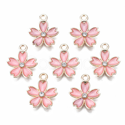 Alloy Enamel Pendants X-ENAM-S121-052D-1