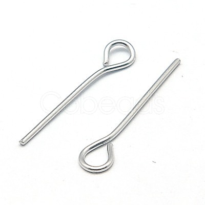 Tarnish Resistant 304 Stainless Steel Eye Pin STAS-E013-0.6x16mm-1