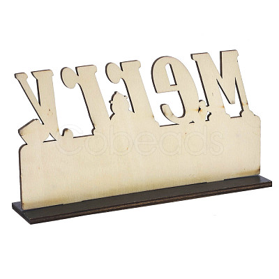 Wood Tabletop Display Decorations WOOD-N005-75-1
