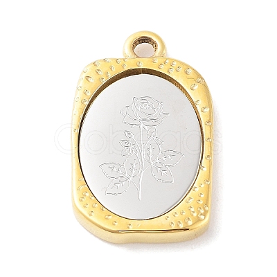 304 Stainless Steel Pendants STAS-F303-B06-1