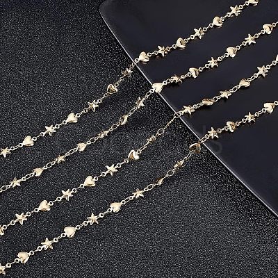 2.5M Brass Link Chains DIY-CA0002-14-1
