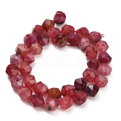 Natural Agate(Dyed & Heated) Beads Strands G-K425-B05-01-1