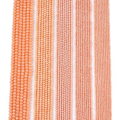 Opaque Solid Color Imitation Jade Glass Beads Strands EGLA-A044-P2mm-D33-1