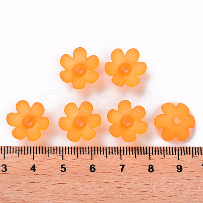 Frosted Acrylic Bead Caps MACR-S371-07A-724-1