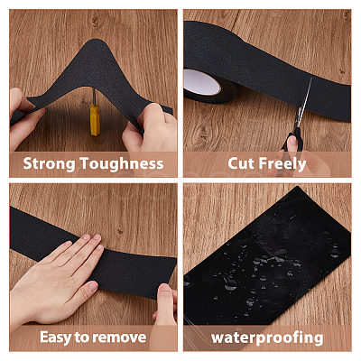 PEVA and Acrylic Glue Non-slip Door Stickers AJEW-WH0650-34-1