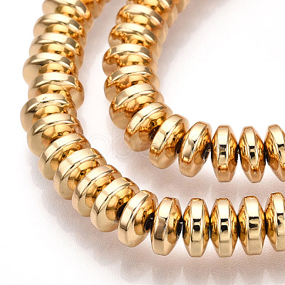 Electroplate Non-magnetic Synthetic Hematite Bead Strands G-Q465-11KC-1