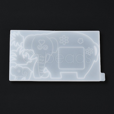 DIY Elephant Photo Frame & Grass Decoration Silicone Molds LS-DIY-I099-56-1