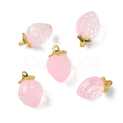 Transparent Glass Pendants GLAA-P072-03G-01-1