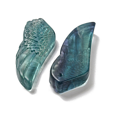 Natural Fluorite Pendants G-M417-05A-1