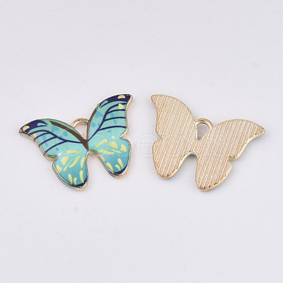 Printed Alloy Pendants PALLOY-R111-01B-1