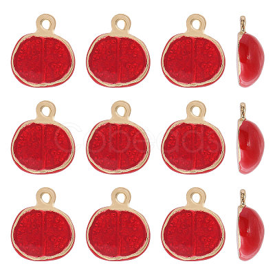 12Pcs Alloy Enamel Pendants FIND-CA0009-59-1