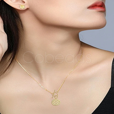 5Bags Eco-friendly Brass Toggle Clasps KK-LP0004-32-1