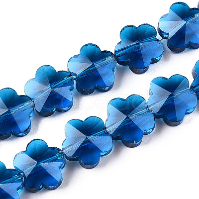 Transparent Glass Beads GLAA-Q066-10mm-C17-1