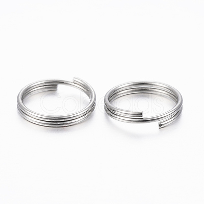 Tarnish Resistant 304 Stainless Steel Split Rings A-STAS-H413-04P-D-1